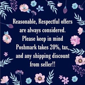 Read below. Thanks for shopping 🛍 my closet. 🥰